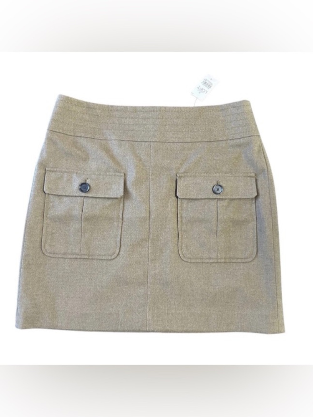 Ann Taylor Loft Skirt Women's Size 6 Front Pockets A Line Utility NWT